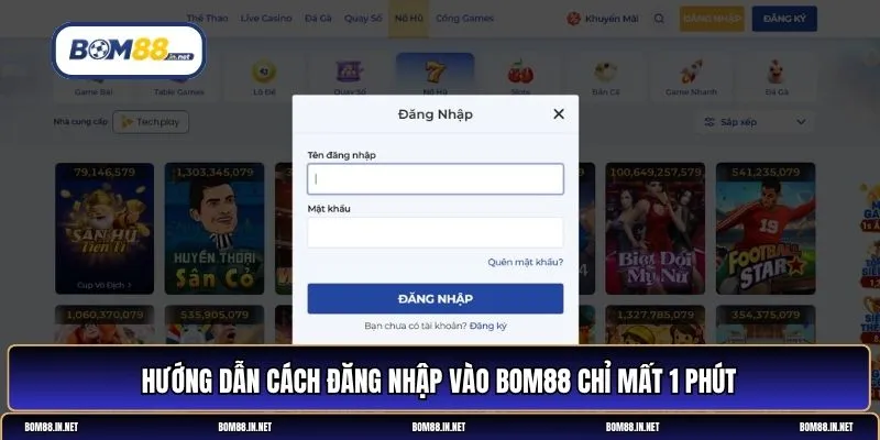 đăng nhập BOM88