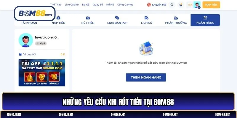 rút tiền BOM88